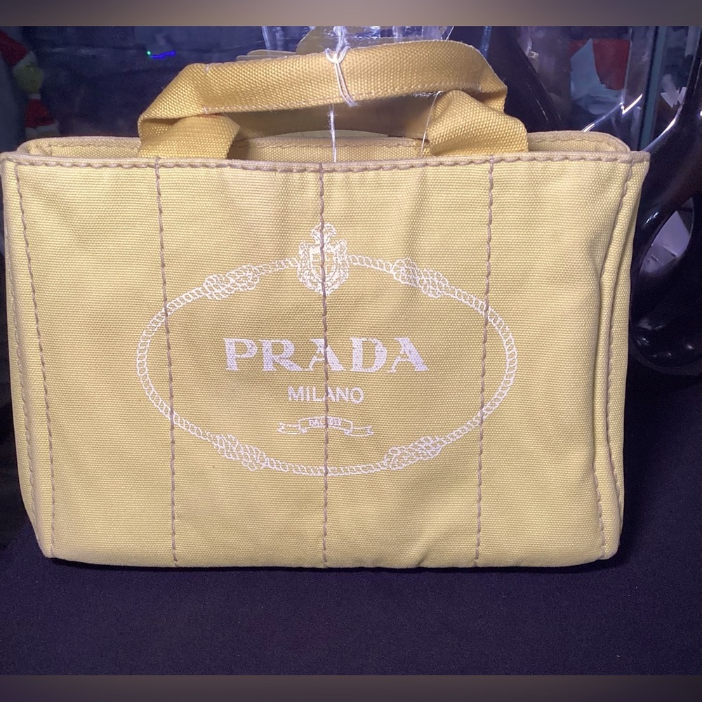 Authentic Yellow Prada Canapa - image 2